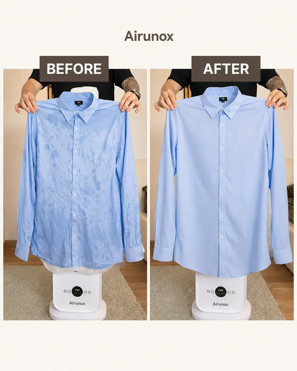 Airunox Automatic Ironing Machine - Effortless Care